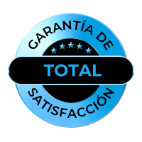 Sello de garantia de satisfacción total de Contacto Satelital